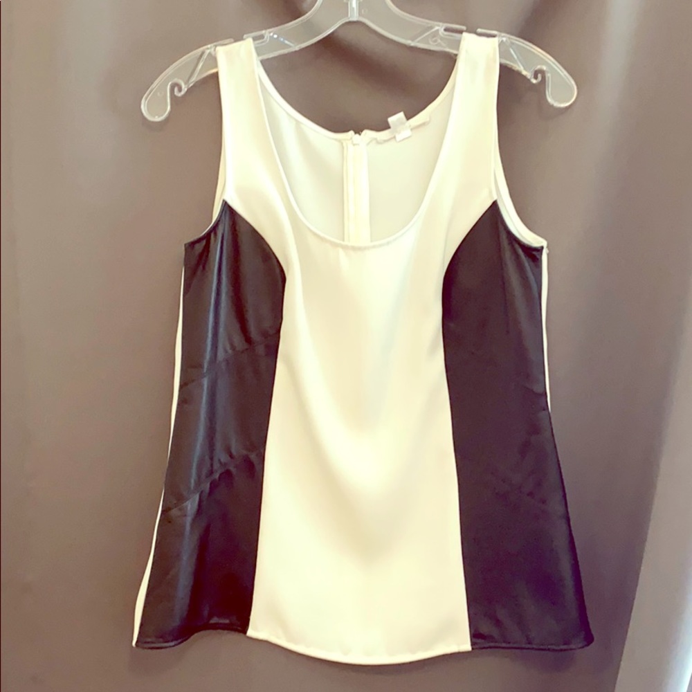 Genuine black leather-lined tank